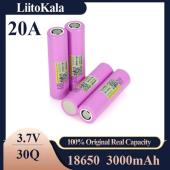 аккумулятор высокотоковый 18650, liitokala 30q, 3000mah, оригинал, оптом, купить