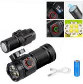 фонарь w5183-4xhp360, 1х18500, индикация заряда, магнит, стропорез, зу type-c, box, оптом, купить