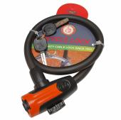 замок велосипедный kihuu lock 195/8305, 12*65 тросовый, 2 ключа, оптом, купить