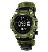 часы наручные 1384nag skmei paracord, army green, оптом, купить