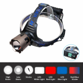 фонарь налобный a50-tg, power bank, 3x18650, зу type-c, zoom, box, оптом, купить