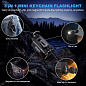 Фонарь YEMAO YM-M02X XTE+5SMD(RGB), Li-Ion аккумулятор, ЗУ Type-C, магнит
