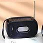 Bluetooth-колонка TG632, c функцией speakerphone, радио, фонарь, солнечная батарея, blue