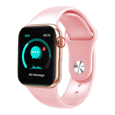 smart watch fk100, aluminium, беспроводная зарядка, pink, оптом, купить