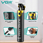 Машинка (триммер) для стрижки волосся та бороди VGR V-082, Professional, 3 насадки, STRONG BATTERY