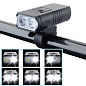 Велофонарь F0-60-2T6, waterproof, Li-Ion аккумулятор, ЗУ Type-C