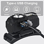Фонарь налобный  T131-XPE+3SMD(Red+Green+Blue+UV), Motion Sensor, Li-Ion аккум, магнит, клипса, ЗУ Type-C, Box
