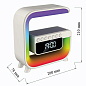 Light Sound Machine G30, RGB ночник, часы, беспроводная зарядка,  Bluetooth колонка