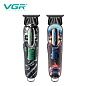 Триммер VGR V-260 GREEN, 3 насадки, 2000mAh, 9000 RPM, LED display