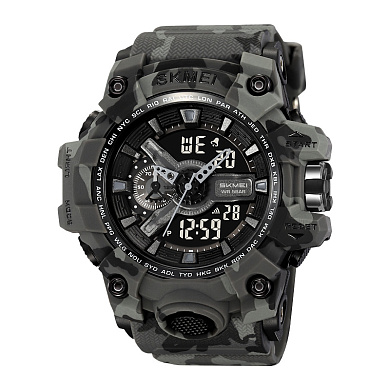 часы наручные 2396cmgy skmei, gray camo, оптом, купить