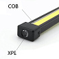 Фонарь WORKLIGHT WL-08-XPE+COB(white+yellow+red), power bank, Li-Ion аккум., поворот180º+180º, магнит, зажим, крюк, ЗУ Type-C, Box