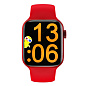 Smart Watch Series 6 M443, 44mm Aluminium, Viber, беспроводная зарядка, red