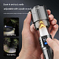 Фонарь YEMAO YM-G963 TG, 1x26650, Power Bank, ЗУ Type-C, zoom, функция лампы