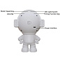 Звездный 3D проектор MGY-143 Astronaut, Bluetooth, Speaker, 4 вкладыша, Night Light
