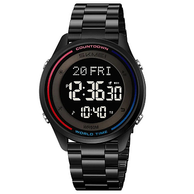 часы наручные 2412sbk skmei, black, оптом, купить