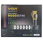 Аккумуляторная машинка для стрижки (clipper) VGR V-886C GOLD, LED display, 9000RPM