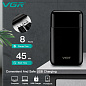 Электробритва VGR V-390 шейвер BLACK, выдвижной триммер