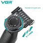 Електробритва VGR V-360 green шейвер для вологого та сухого гоління, 1 насадка, IPX6, LED Display