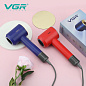 Фен профессиональный VGR V-445 BLUE, 3 уровня обдува, 4 уровня температуры, 1600 Вт, 110000 RPM