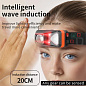 Фонарь налобный W-18-XPG+6SMD(white+red), Motion Sensor, 1x14500, ЗУ Type-C