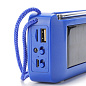 Bluetooth-колонка TG368, speakerphone, радио, солнечная батарея, blue