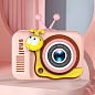 Дитячий фотоапарат Q2, PINK SNAIL