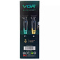 Триммер VGR V-996 GREEN, 4 насадки, LED display