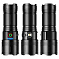 Фонарь CB-B53-TG, 3х18650, power bank, индикация заряда, ЗУ Type-C, zoom, Box