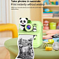 Детский фотоаппарат мгновенной печати S11, GREEN PANDA 