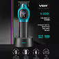 Триммер  VGR V-886T GREEN, 4 насадки, LED display, 8000RPM