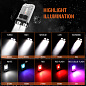 Фонарь S02/V3-2LM+4SMD(RGB), Li-Ion аккумулятор, ЗУ Type-C