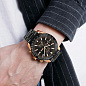 Часы наручные 9253RGBK SKMEI, ROSE GOLD/BLACK