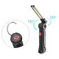 Фонарь WORKLIGHT W51-SMD+COB (white+red) Li-Ion аккум., поворот180º+180º, магнит, зажим, крюк, ЗУ microUSB