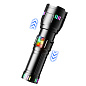 Фонарь NIGHT VISION FLUORESCENCE KEZU G01/AK177D1-WHITE LASER LED PM60-TG, 4х18650, power bank, ЗУ Type-C, zoom