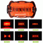 Велофонарь STOP 198/LC107-5LED, 2xAAA