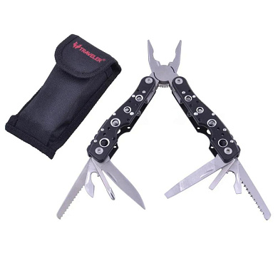 многофункциональный нож (мультитул) traveler mt-833 black/blue 16см, оптом, купить