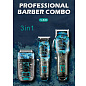 Комплект VGR 3 в 1 V-645 аккумуляторная машинка для стрижки (clipper), триммер и электробритва (шейвер)