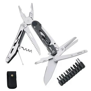 мультитул тактический traveler mq039-dg для охоты и рыбалки 12 в 1, 16см, оптом, купить