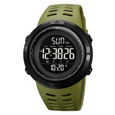 часы наручные 2070ag skmei, army green, оптом, купить