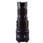 Фонарь NIGHT VISION FLUORESCENCE AK177-1 WHITE LASER LED PM60-TG, 4х18650, Power Bank, индикация заряда, ЗУ Type-C, zoom, 5 фильтров