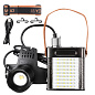 Фонарь налобный YEMAO YM-T102 TG+SMD(White+Red), Li-Ion аккумулятор, ЗУ Type-C, Internal battery, zoom