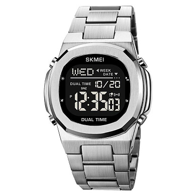 часы наручные 2004sibk skmei, silver-black, оптом, купить