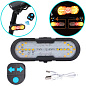 Велоліхтар CYGM-2229 STOP (red+yellow) з сигналом, Li-Ion акумулятор, повороти, ЗУ Type-C