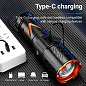 Фонарь YEMAO YM-G531 TG 30W, 1x40700, Power Bank, ЗУ Type-C, zoom, защита от комаров