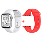 Smart Watch Series 6 Z32 PRO, 44mm Aluminium, 2 ремешка, red/white