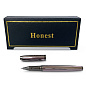 Шариковая ручка в подарочном футляре, металлическая (хром) Honest 906