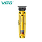 Аккумуляторная машинка для стрижки (clipper) VGR V-904 GOLD, 4 насадки, 2000 mAh, LED display