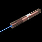Фонарь-лазер синий YX-B008, 2х16340, 5 насадок, ЗУ 220V, Box