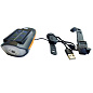 Велофара з сигналом 7599, сонячна батарея, Waterproof, Li-Ion акумулятор, ЗУ Type-C