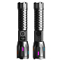 Фонарь NIGHT VISION FLUORESCENCE M10R-2TG(White+Red), 1x18650, индикация заряда, ЗУ Type-C, zoom